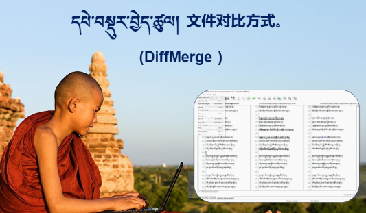 དཔེ་བསྡུར་བྱེད་སྟངས། (DiffMerge) BUDAx_DFF01